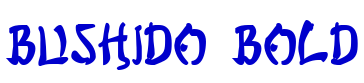 Bushido Bold 字体